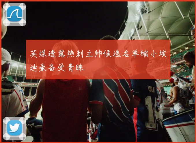 英媒透露热刺主帅候选名单缩小埃迪豪备受青睐